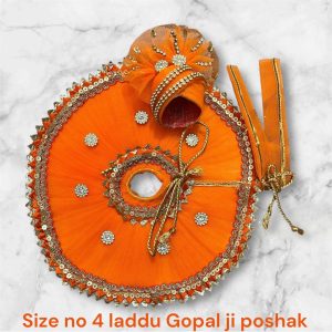 🕉️ Saffron Glory Divine Dress - Image 3