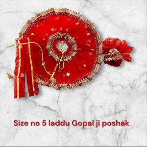 Royal Crimson Divine Dress - Image 3